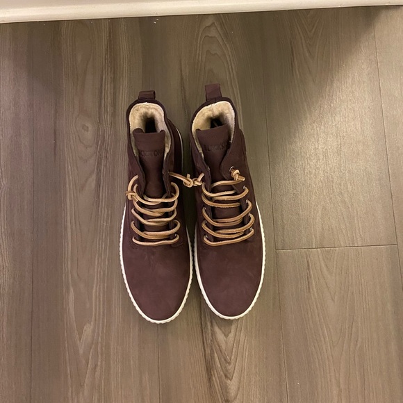 NWOB Blackstone genuine leather shearling lined boots sz 42 9 9.5 - Picture 3 of 8